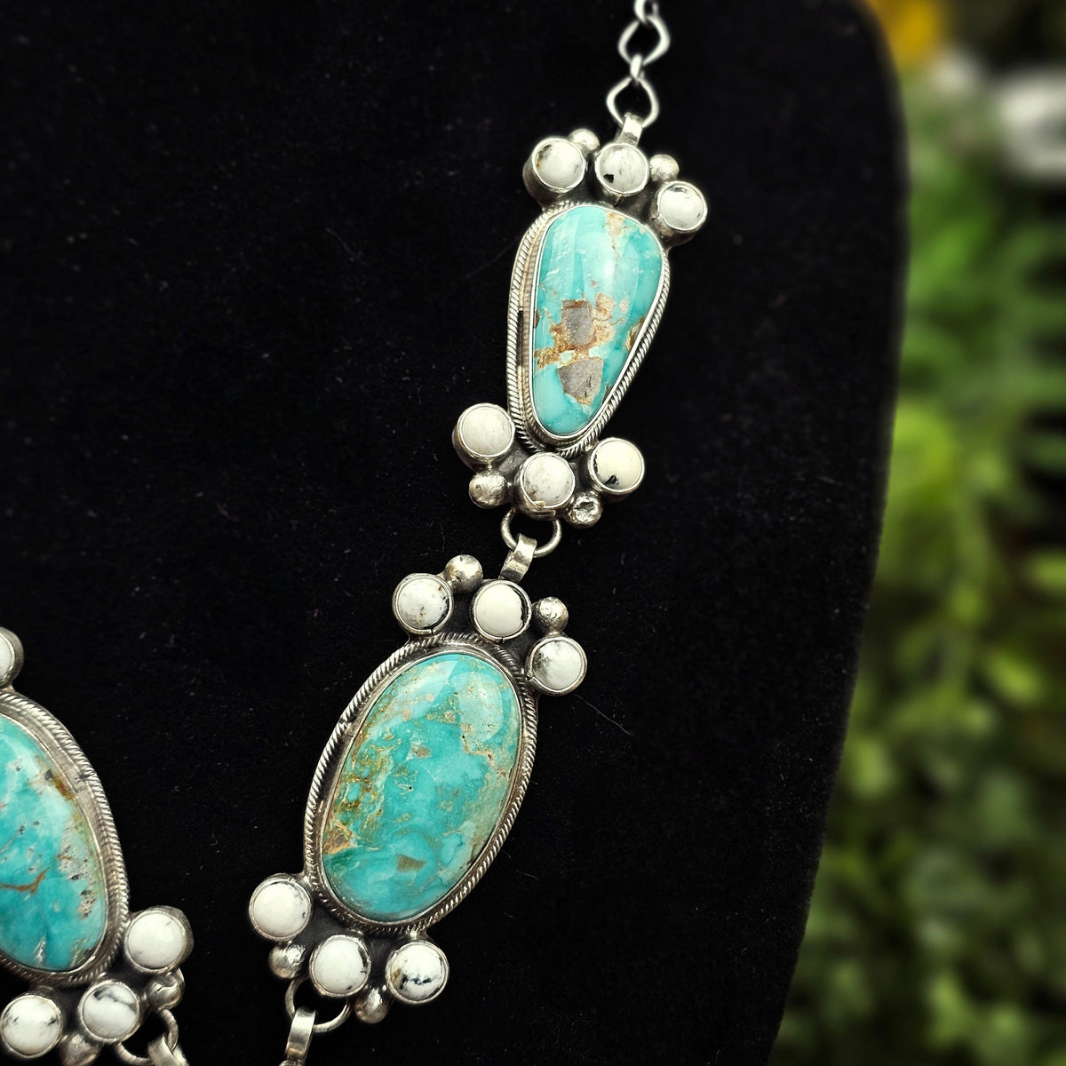 Dry Creek Turquoise Set w/ White Buffalo