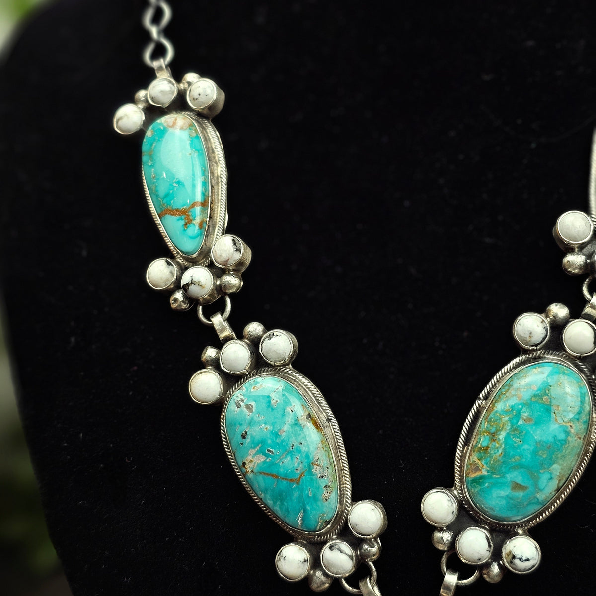 Dry Creek Turquoise Set w/ White Buffalo