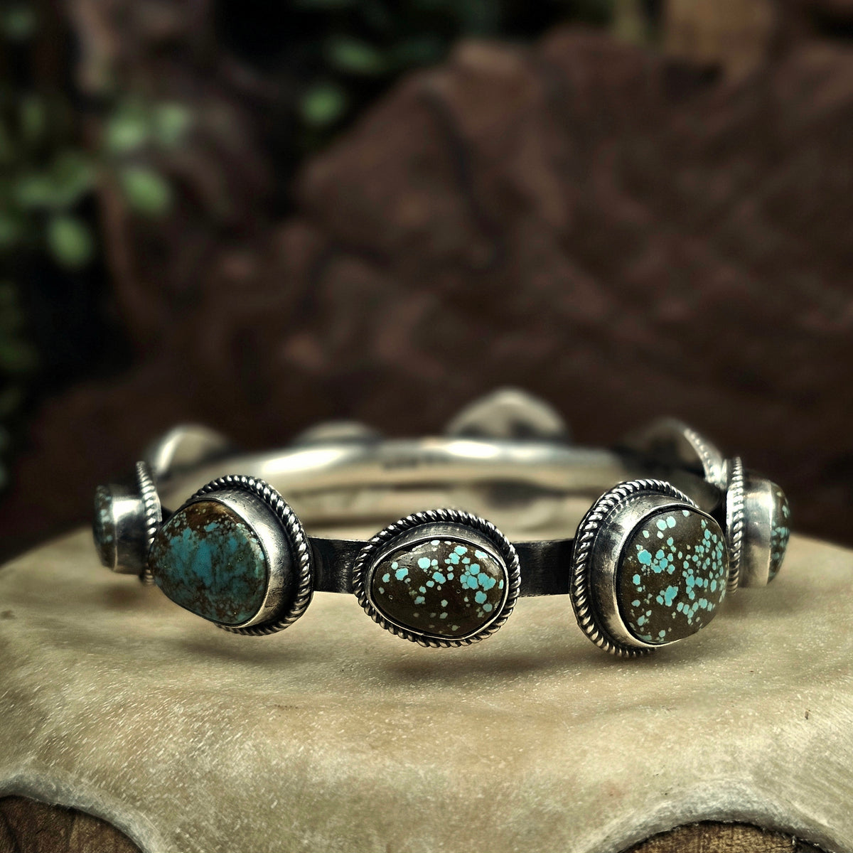 Number 8 Turquoise Bracelet