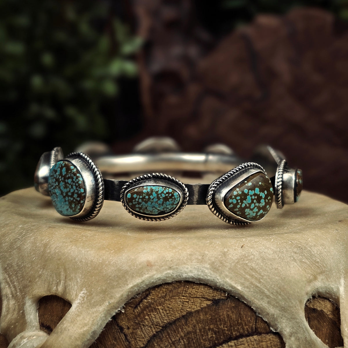 Number 8 Turquoise Bracelet