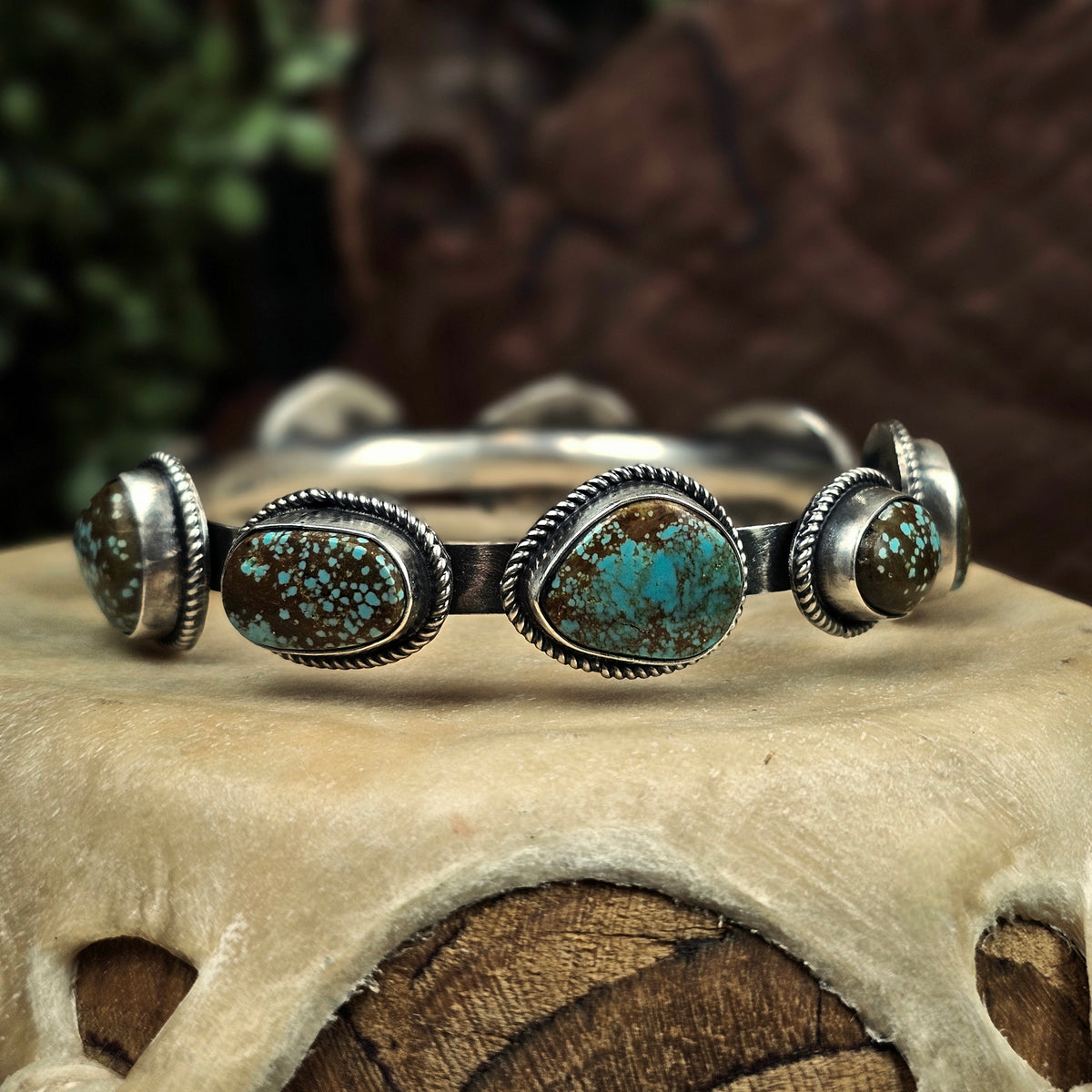 Number 8 Turquoise Bracelet