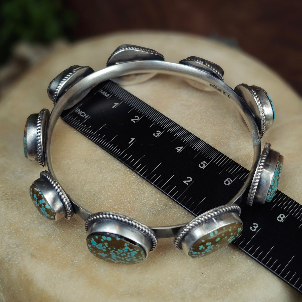Number 8 Turquoise Bracelet