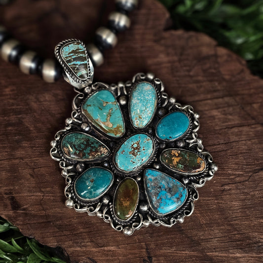 Nevada Turquoise Necklace w/ Sunnyside Turquoise
