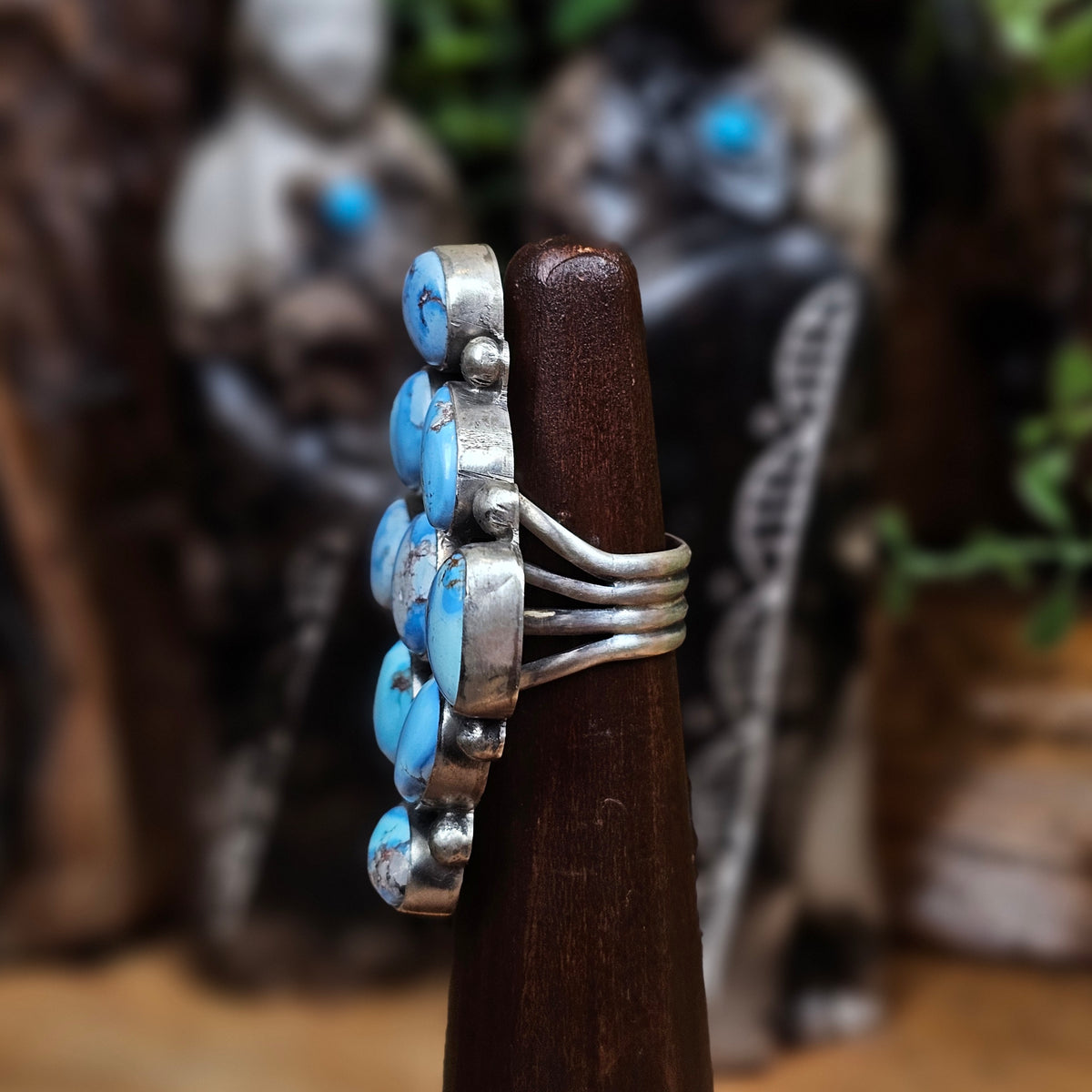 Golden Hills Turquoise Ring - Size 5.5