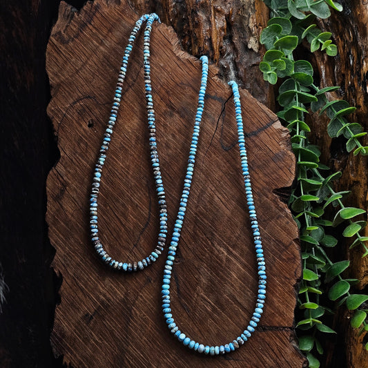 18in. Golden Hills Turquoise Heishi Necklace - Various Styles