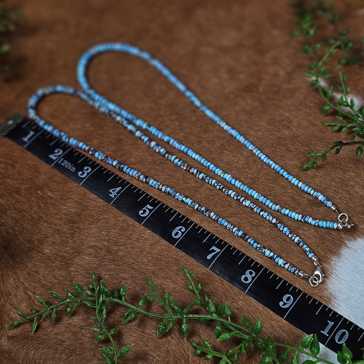 18in. Golden Hills Turquoise Heishi Necklace - Various Styles