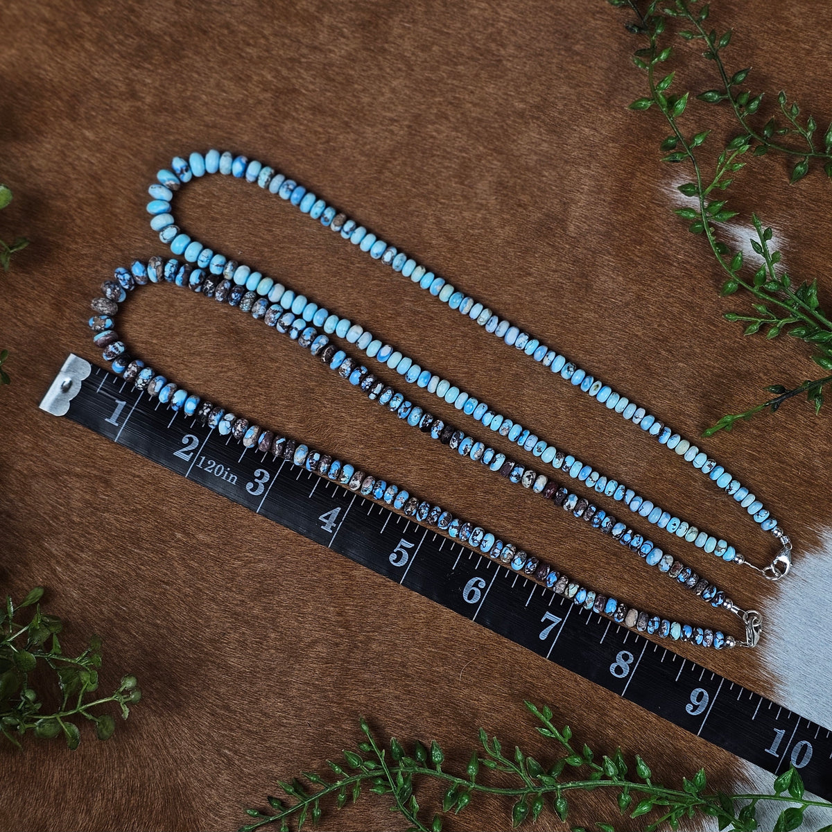18in. Golden Hills Turquoise Heishi Necklace - Various Styles