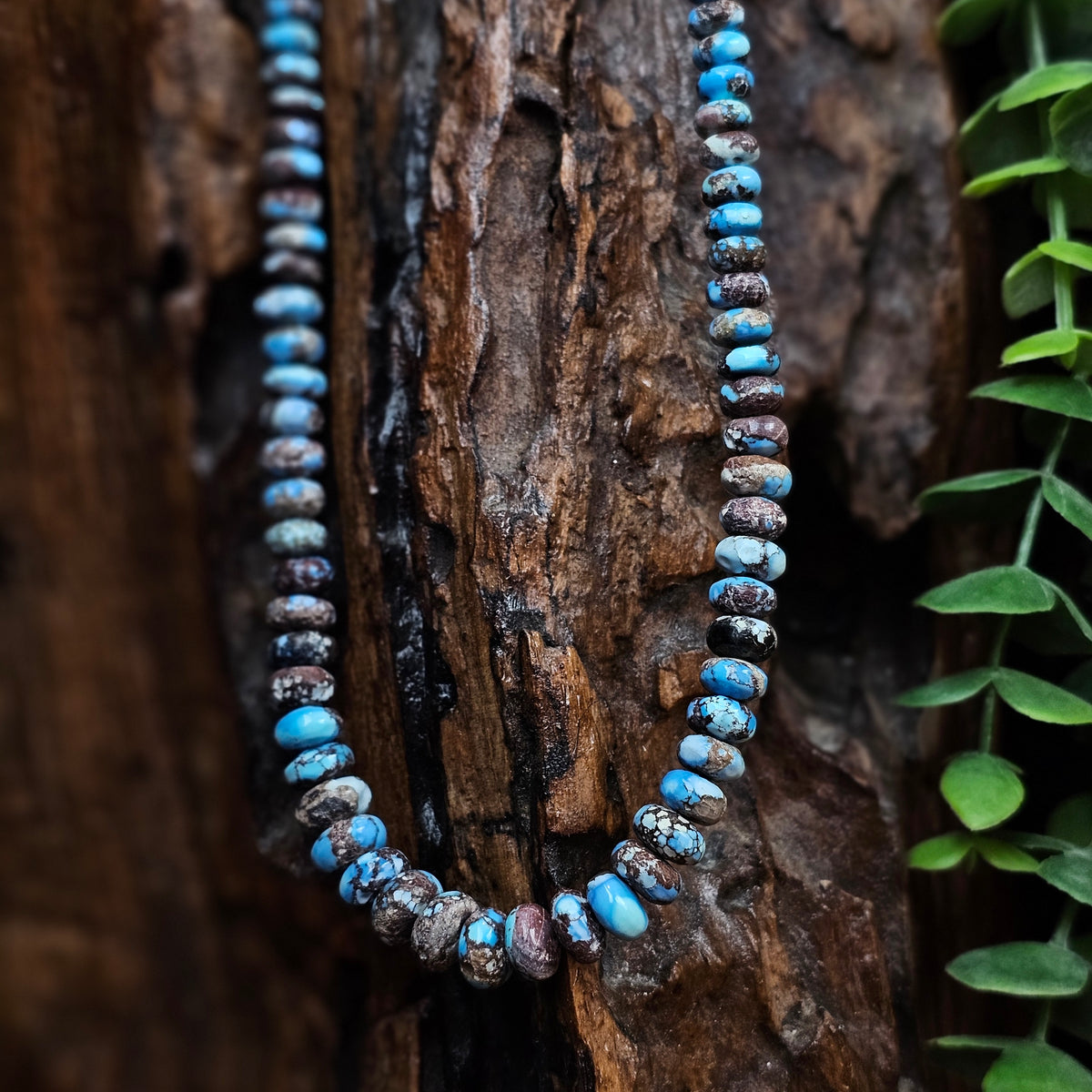 18in. Golden Hills Turquoise Heishi Necklace - Various Styles