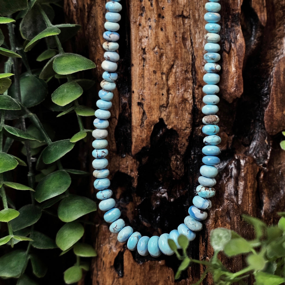 18in. Golden Hills Turquoise Heishi Necklace - Various Styles