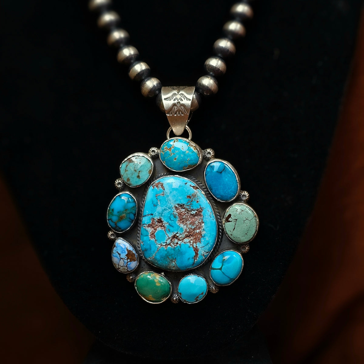 Nevada Turquoise Necklace w/ Golden Hills Turquoise