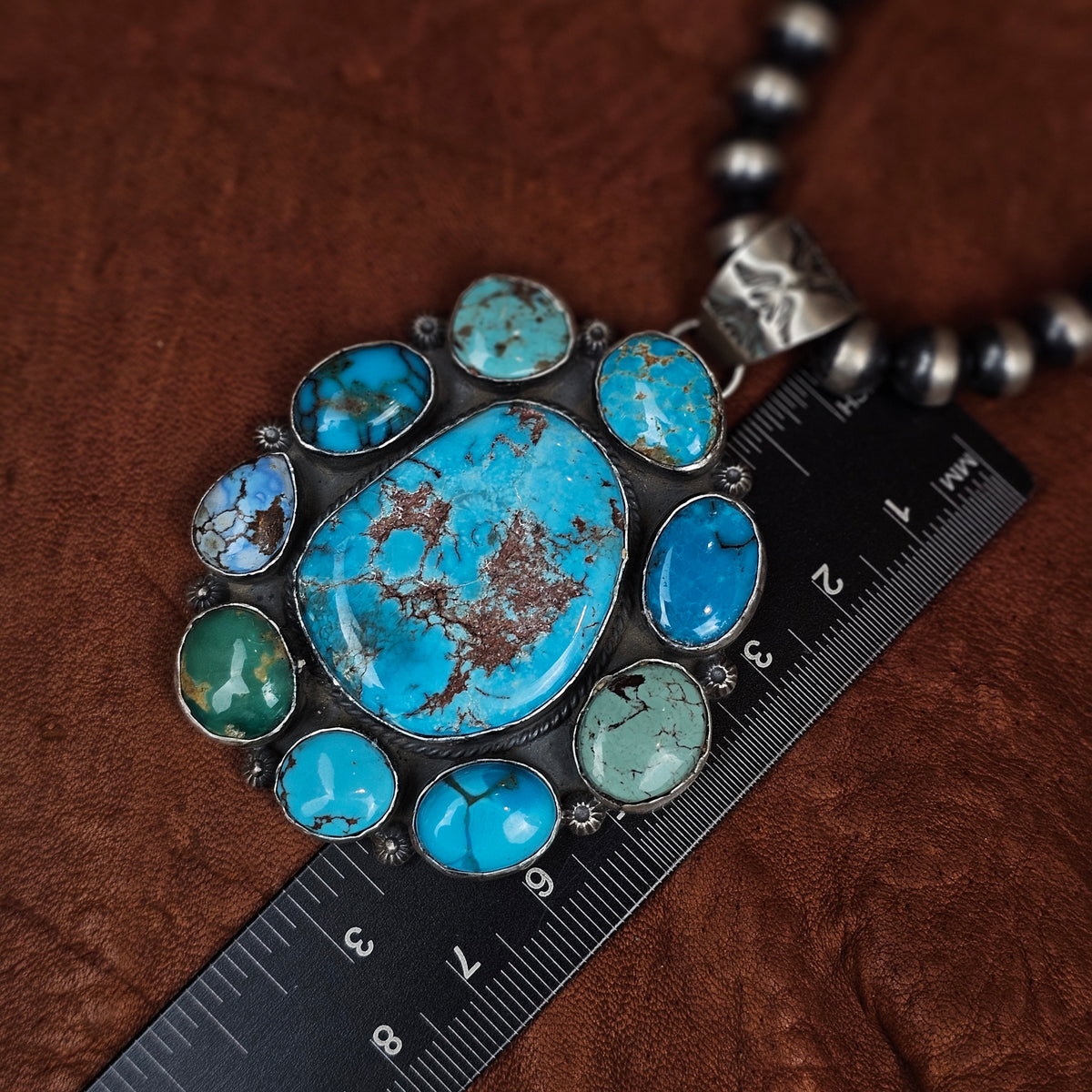 Nevada Turquoise Necklace w/ Golden Hills Turquoise