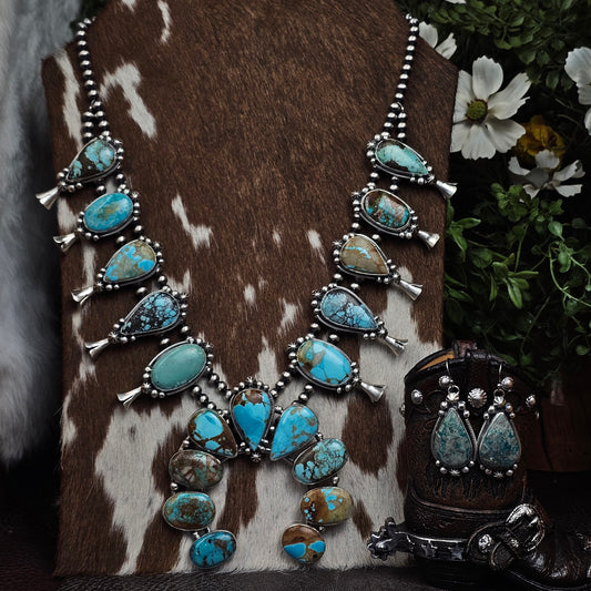 Assorted Stone Set w/ Kingman, Boulder, Sierra Nevada, and Sunnyside Turquoise