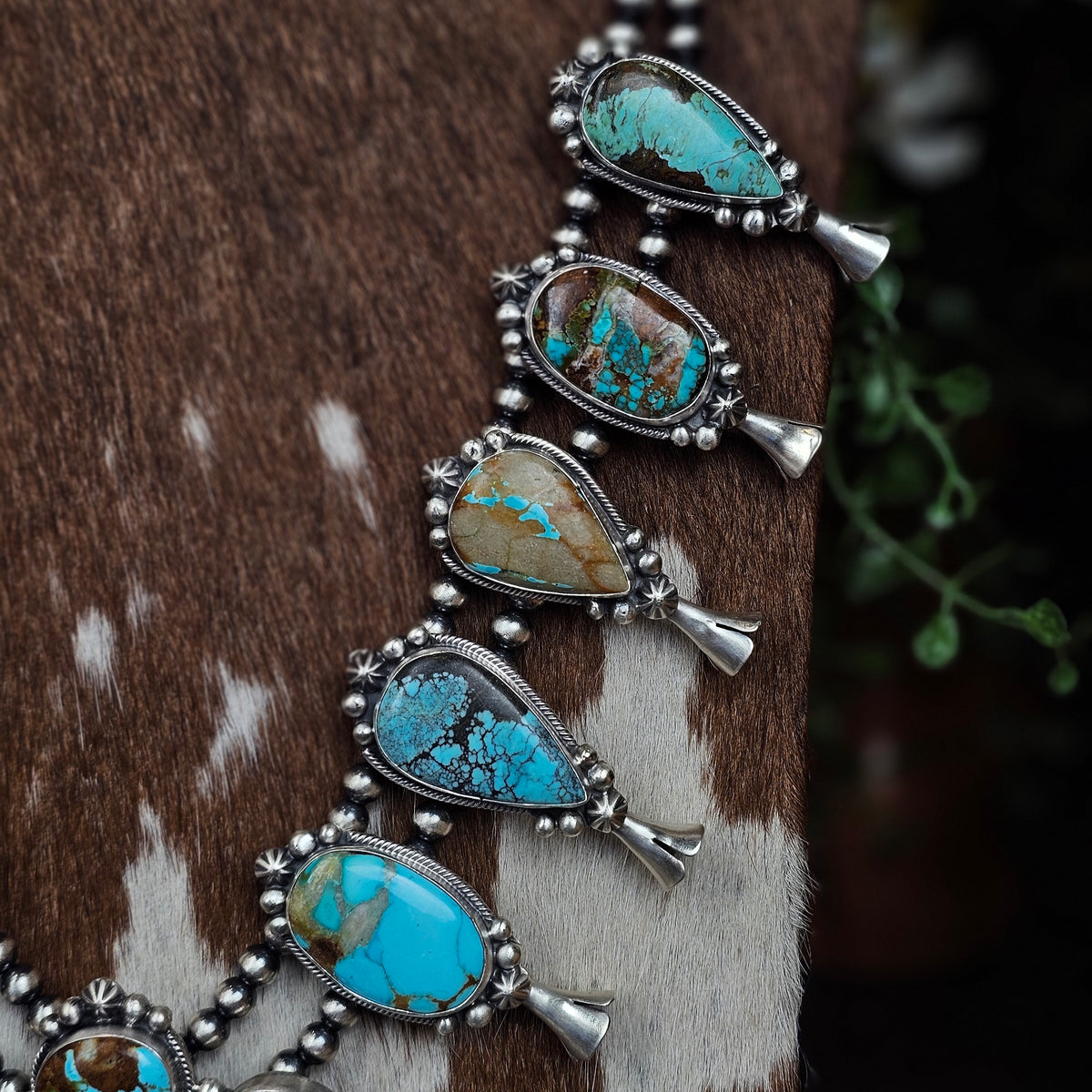 Assorted Stone Set w/ Kingman, Boulder, Sierra Nevada, and Sunnyside Turquoise