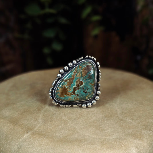 Boulder Turquoise Ring - Size 7