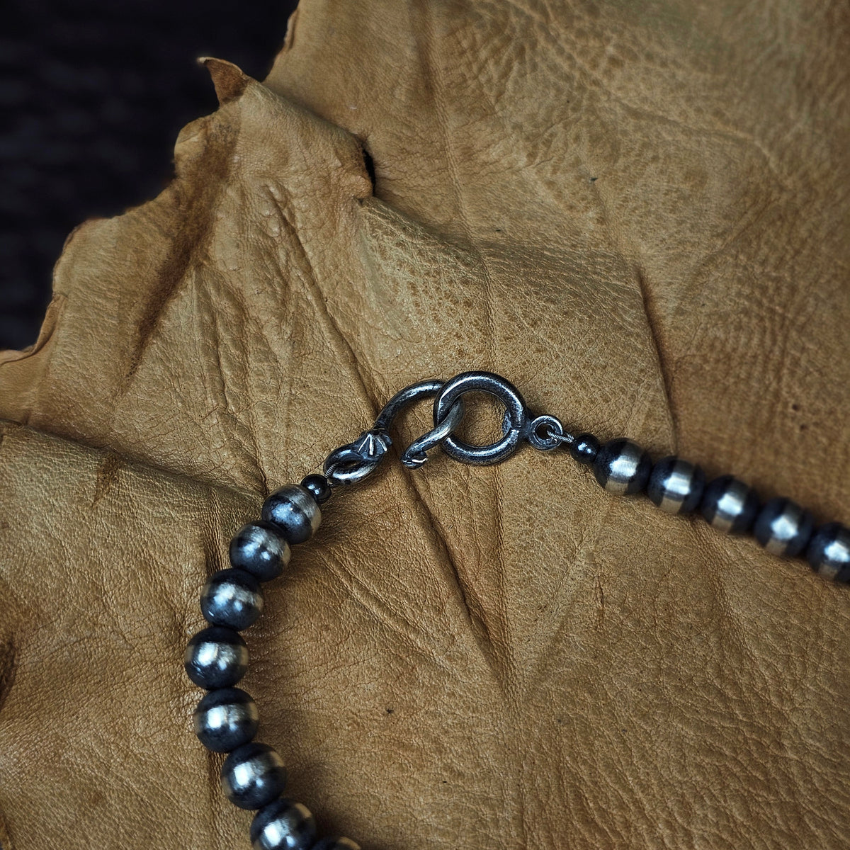 Navajo Pearl Necklace w/ Sonoran Turquoise - Various Lengths