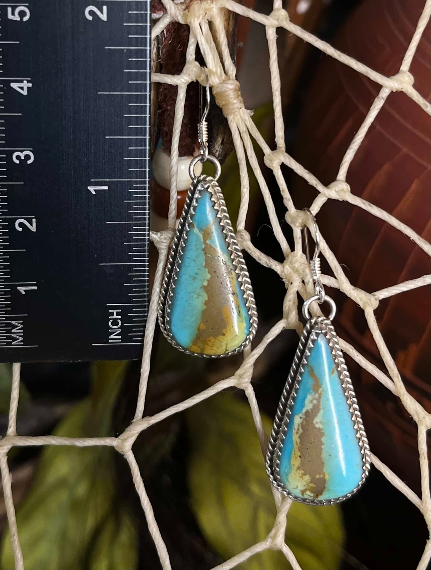 Tyrone Turquoise Earrings