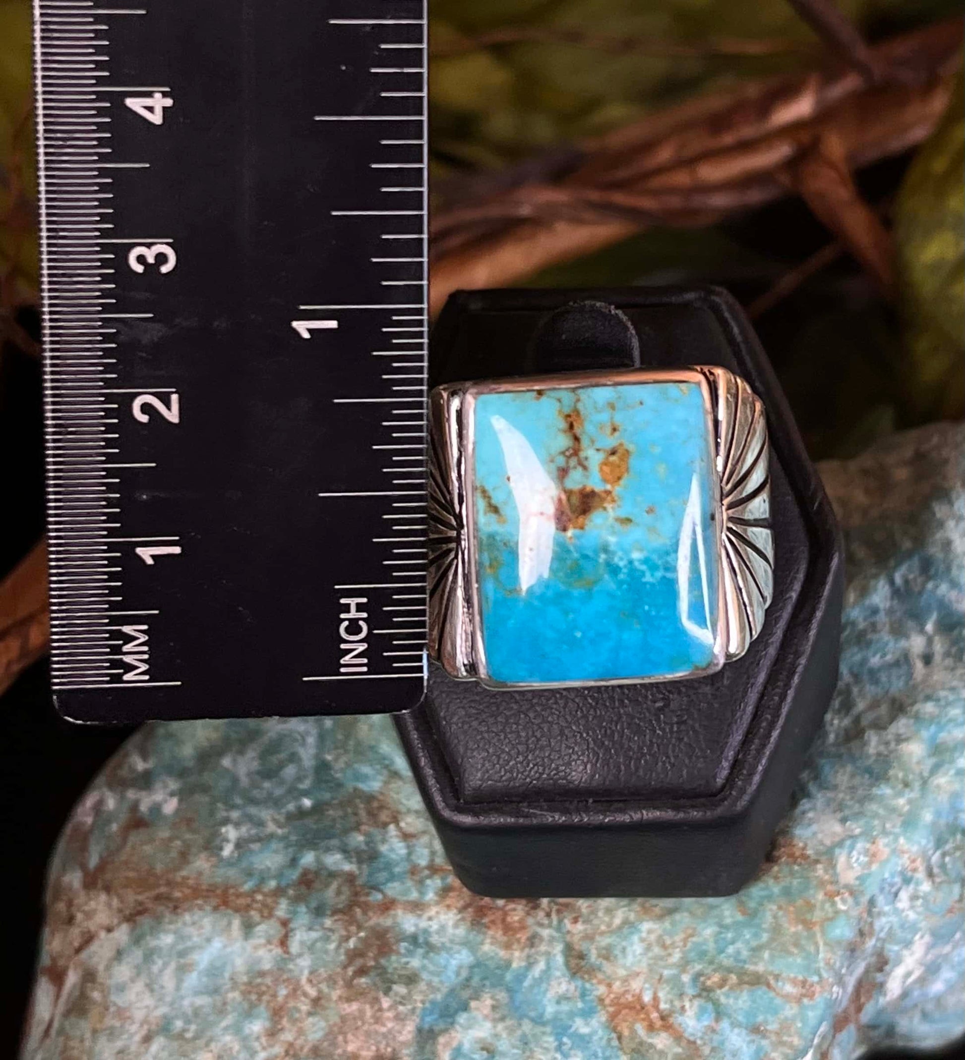 Blue Ridge Turquoise Ring Sz. 10.5