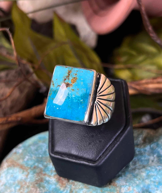 Blue Ridge Turquoise Ring Sz. 10.5