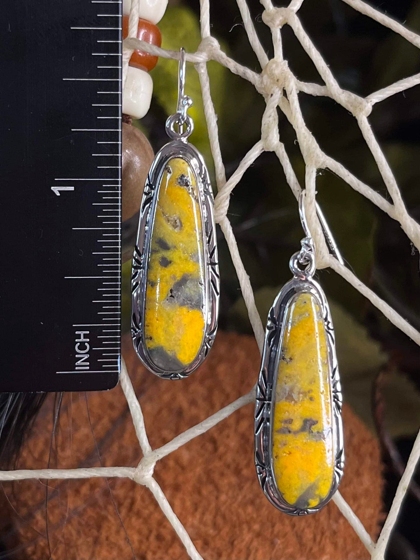 Bumble Bee Jasper Earrings