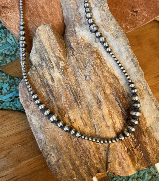 24IN Dakota Round Navajo Pearl Necklace