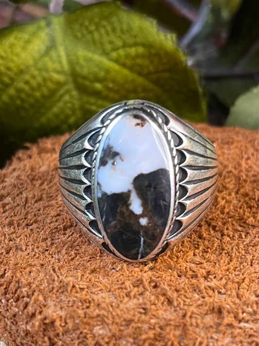 White Buffalo Ring - Size 12