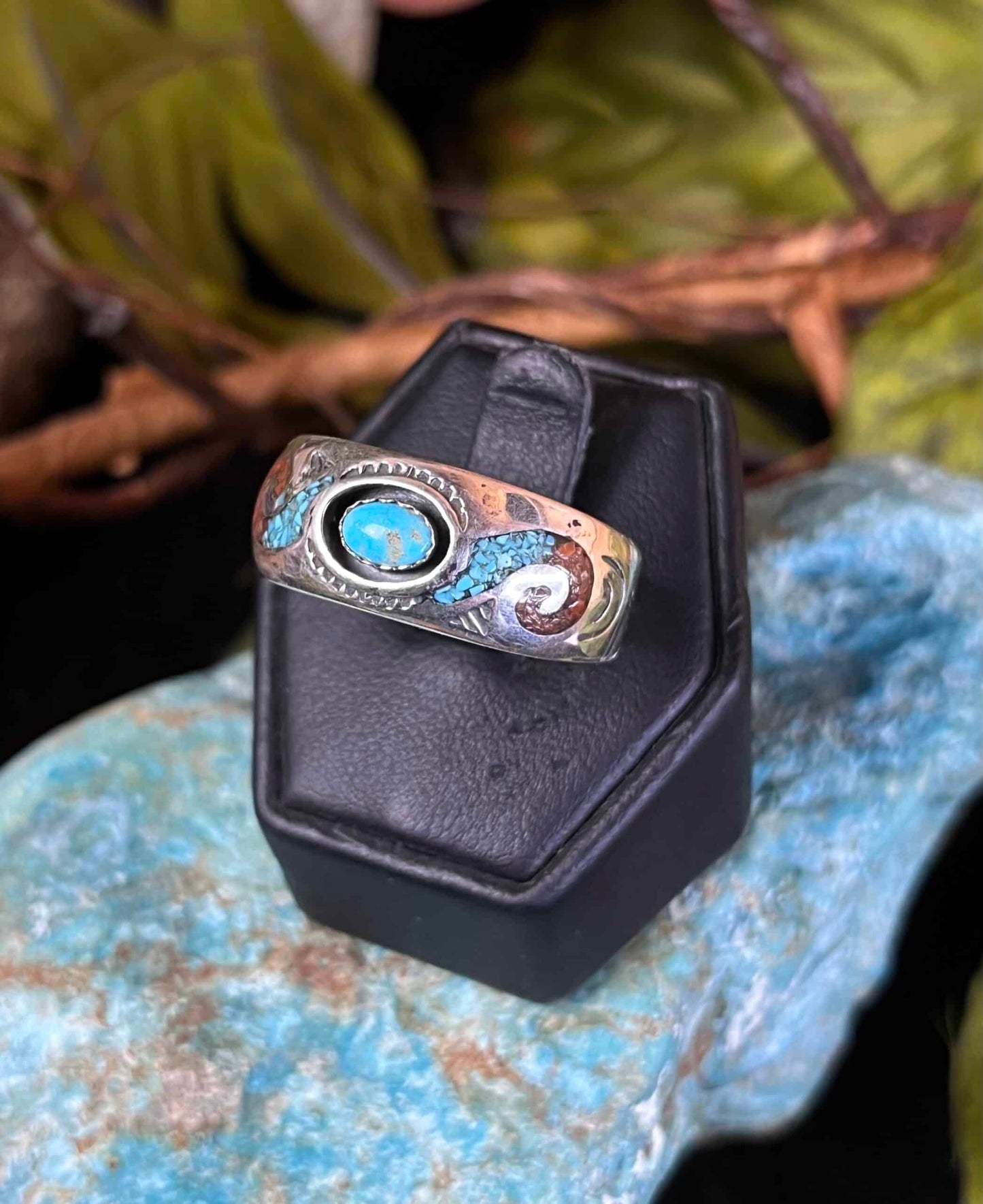 Sleeping Beauty Turquoise Ring Sz. 14