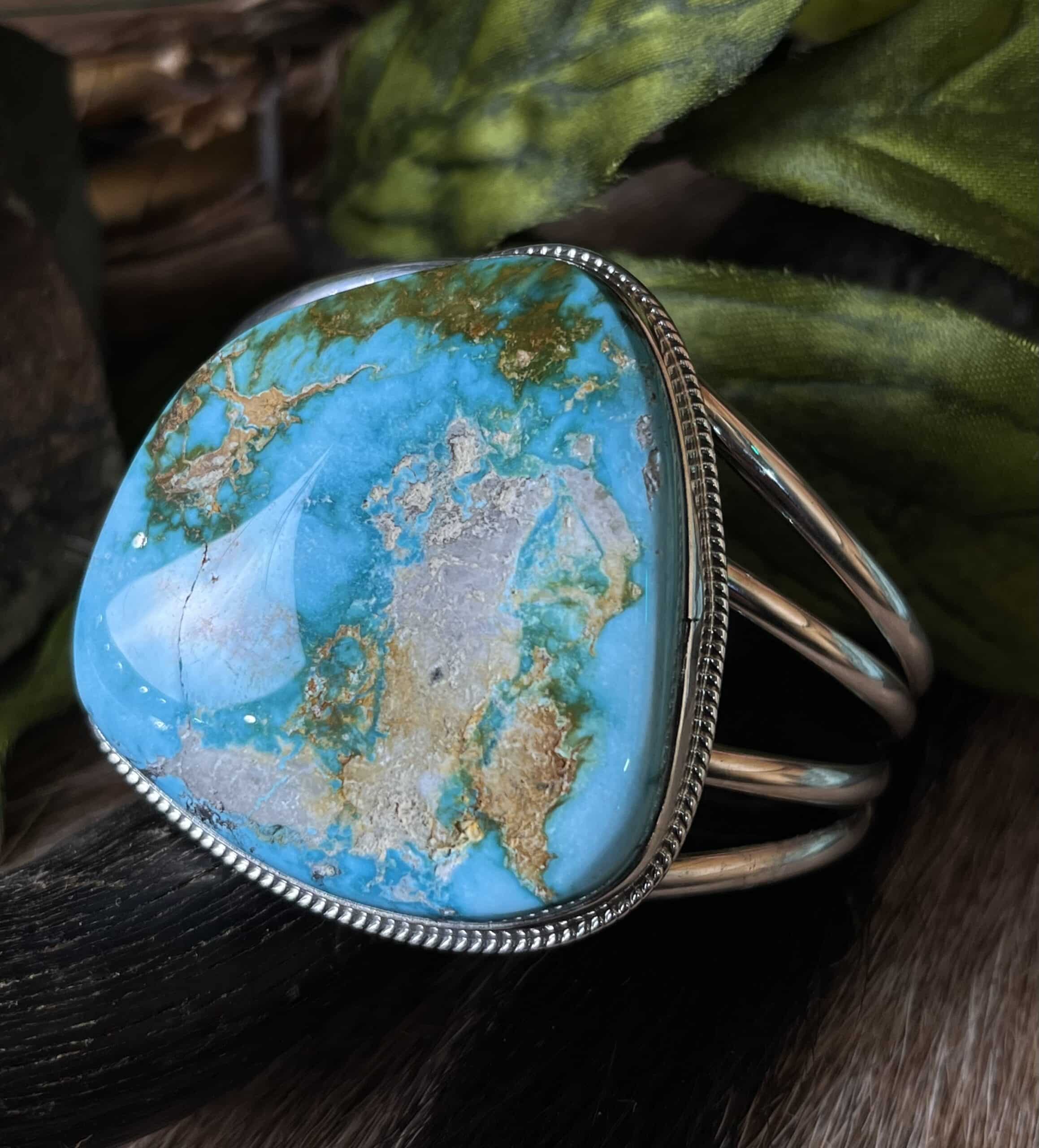 Pilot Mountain Turquoise Bracelet – Dakota Sky Stone