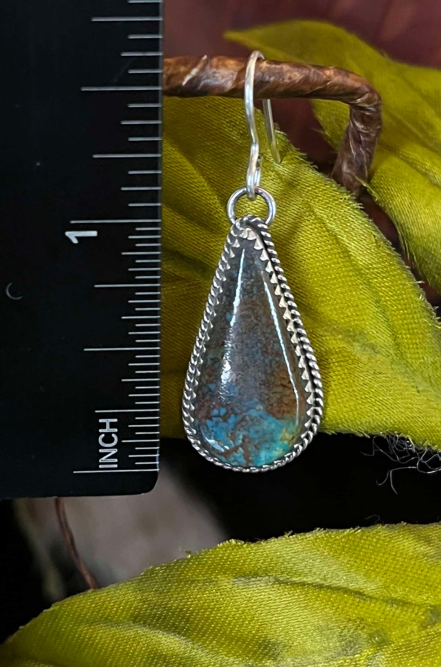 Tyrone Turquoise Earrings