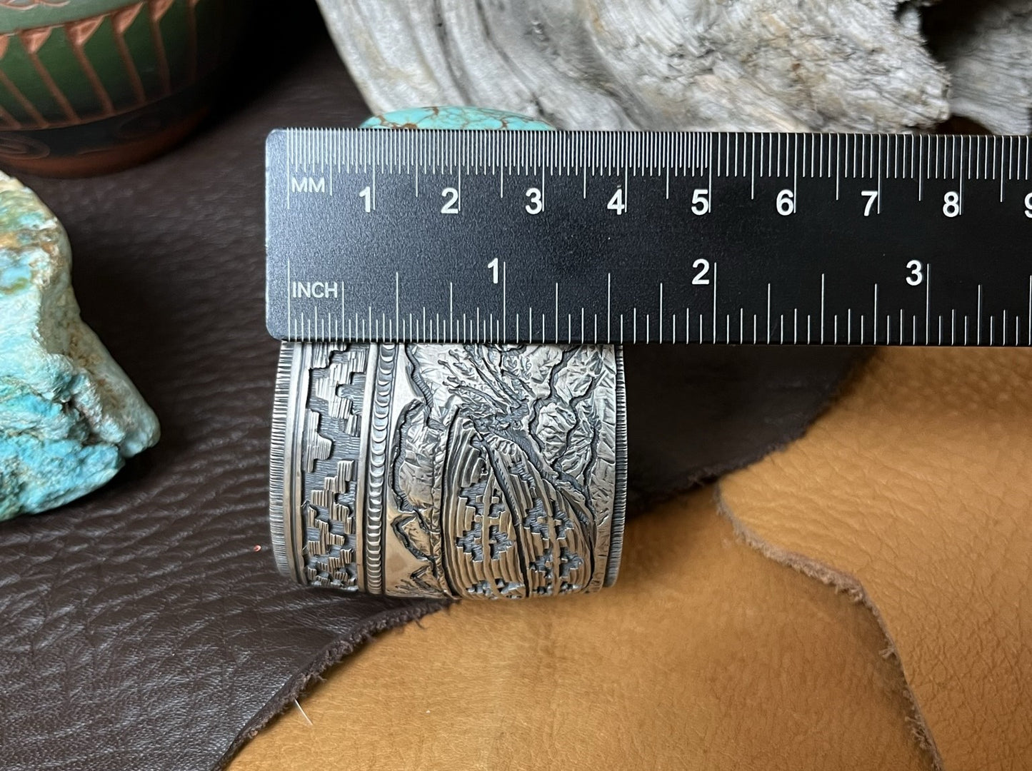 Number 8 Turquoise Bracelet