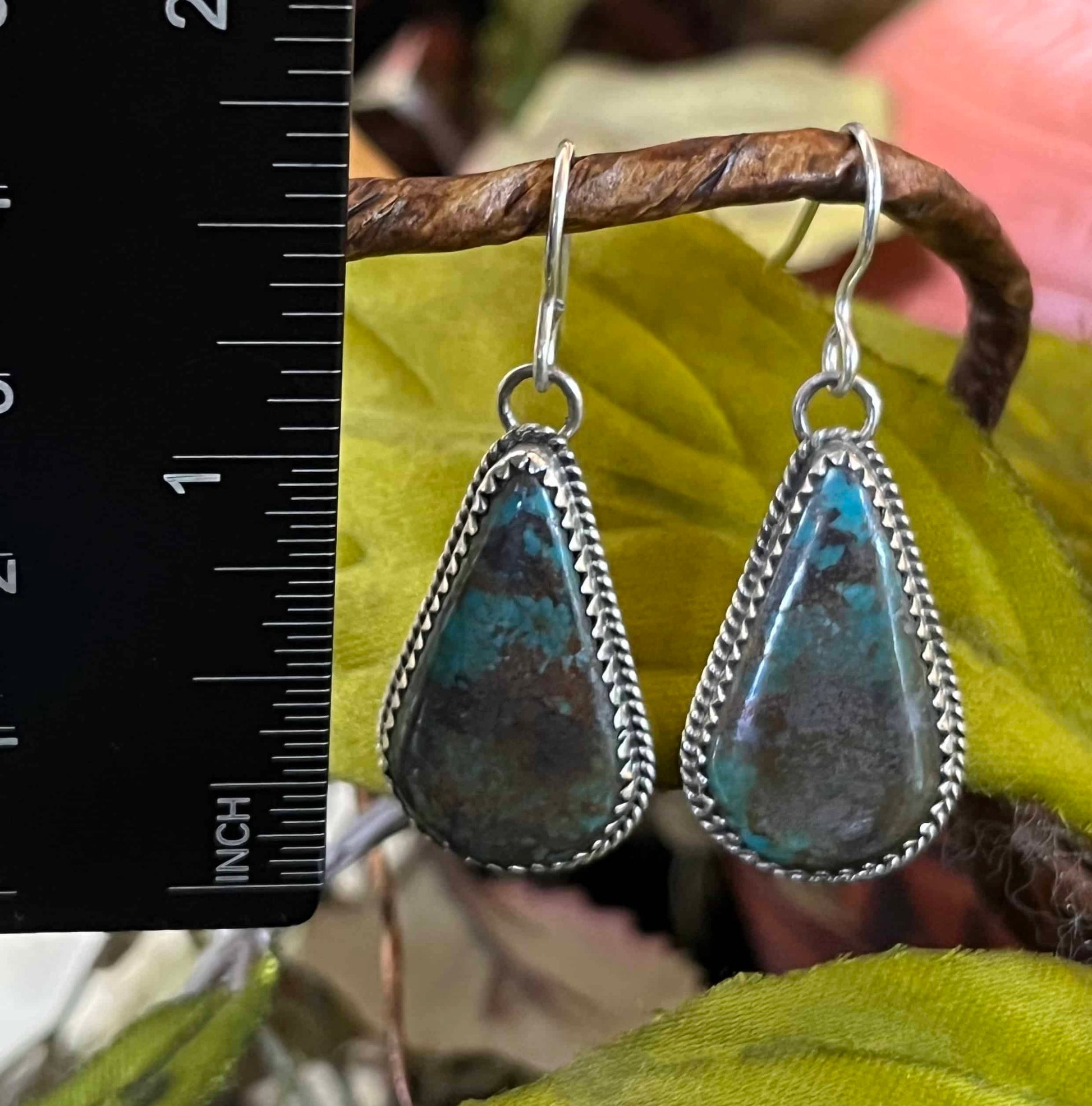 Tyrone Turquoise Earrings