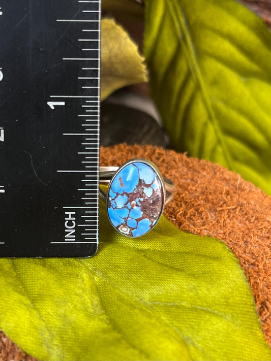 Golden Hills Turquoise Ring - Size 5.5