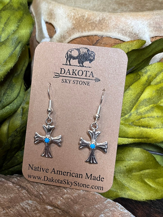 Sleeping Beauty Turquoise Earrings