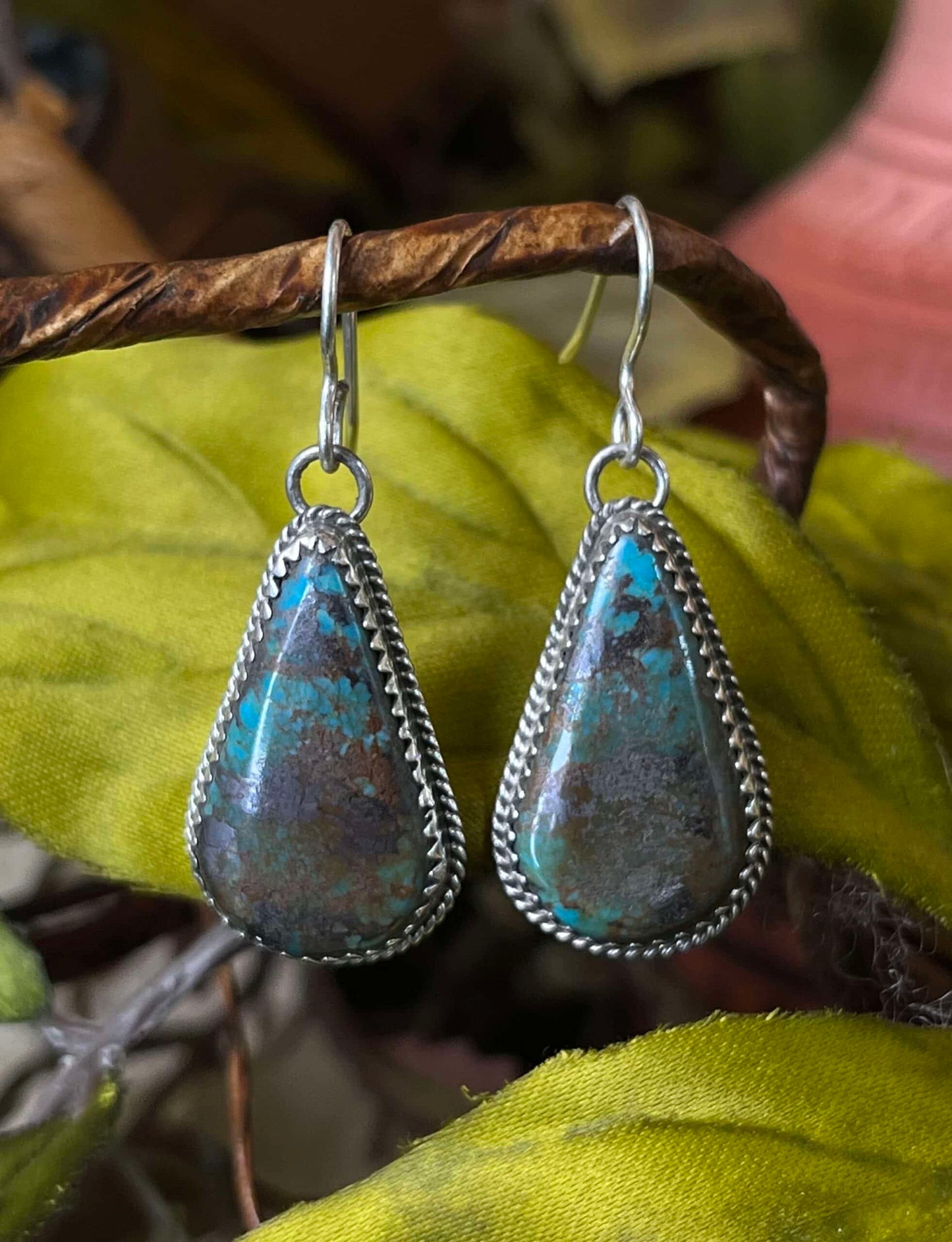 Tyrone Turquoise Earrings