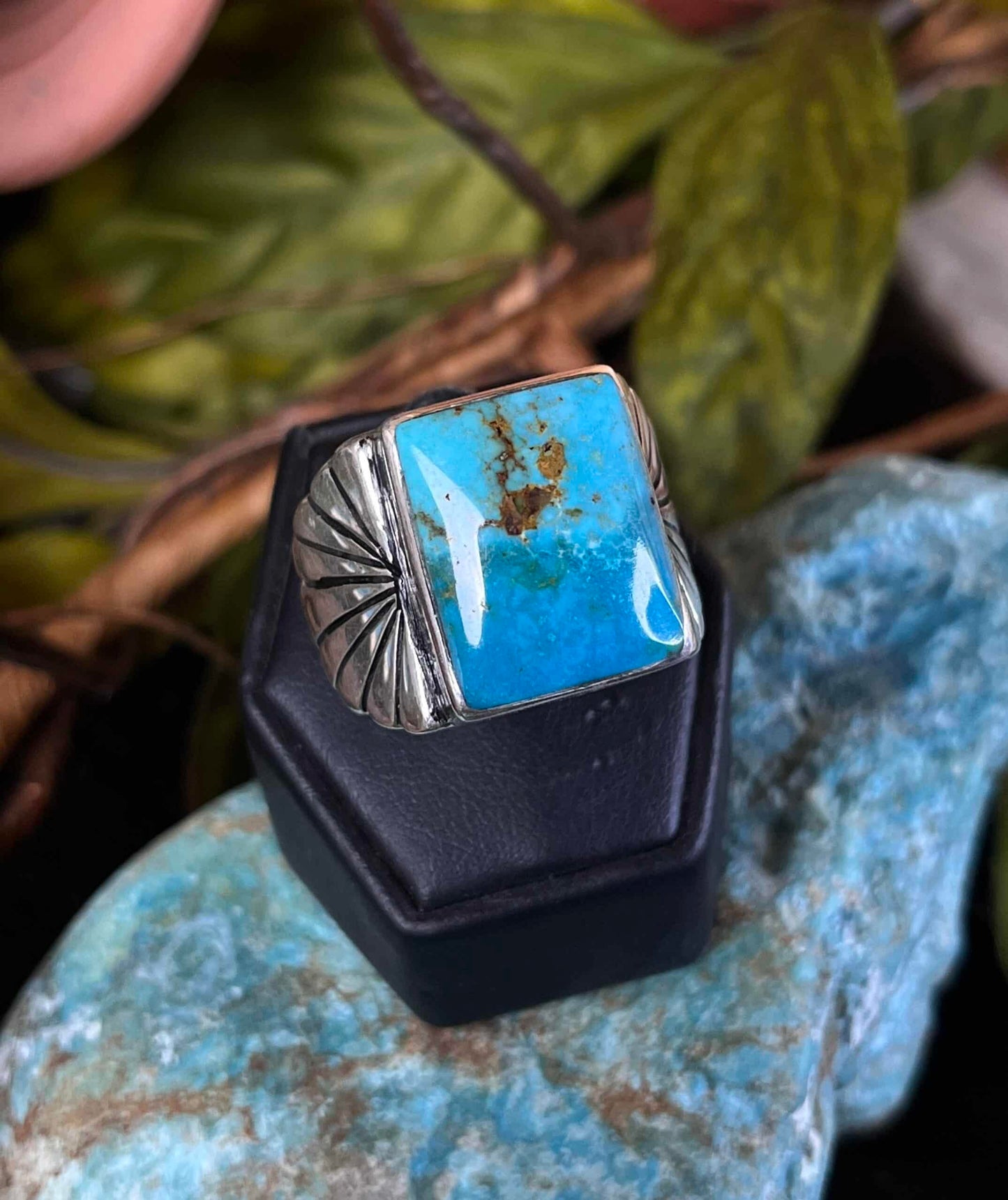 Blue Ridge Turquoise Ring Sz. 10.5