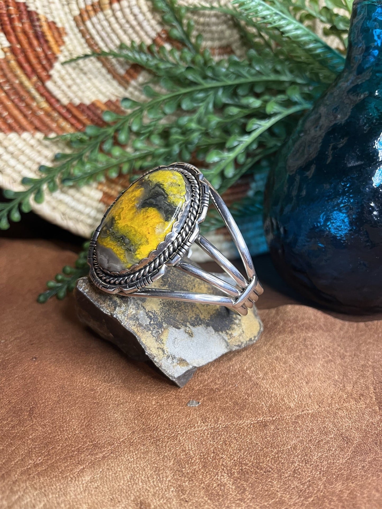 Bumble Bee Jasper Cuff