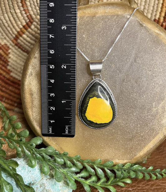 Bumble Bee Jasper Pendant