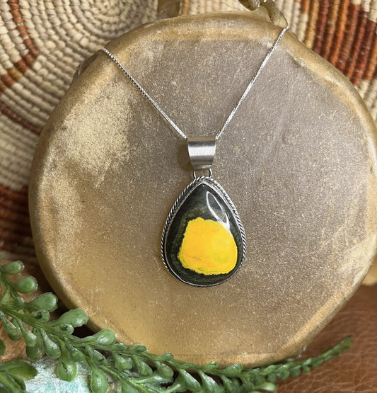 Bumble Bee Jasper Pendant
