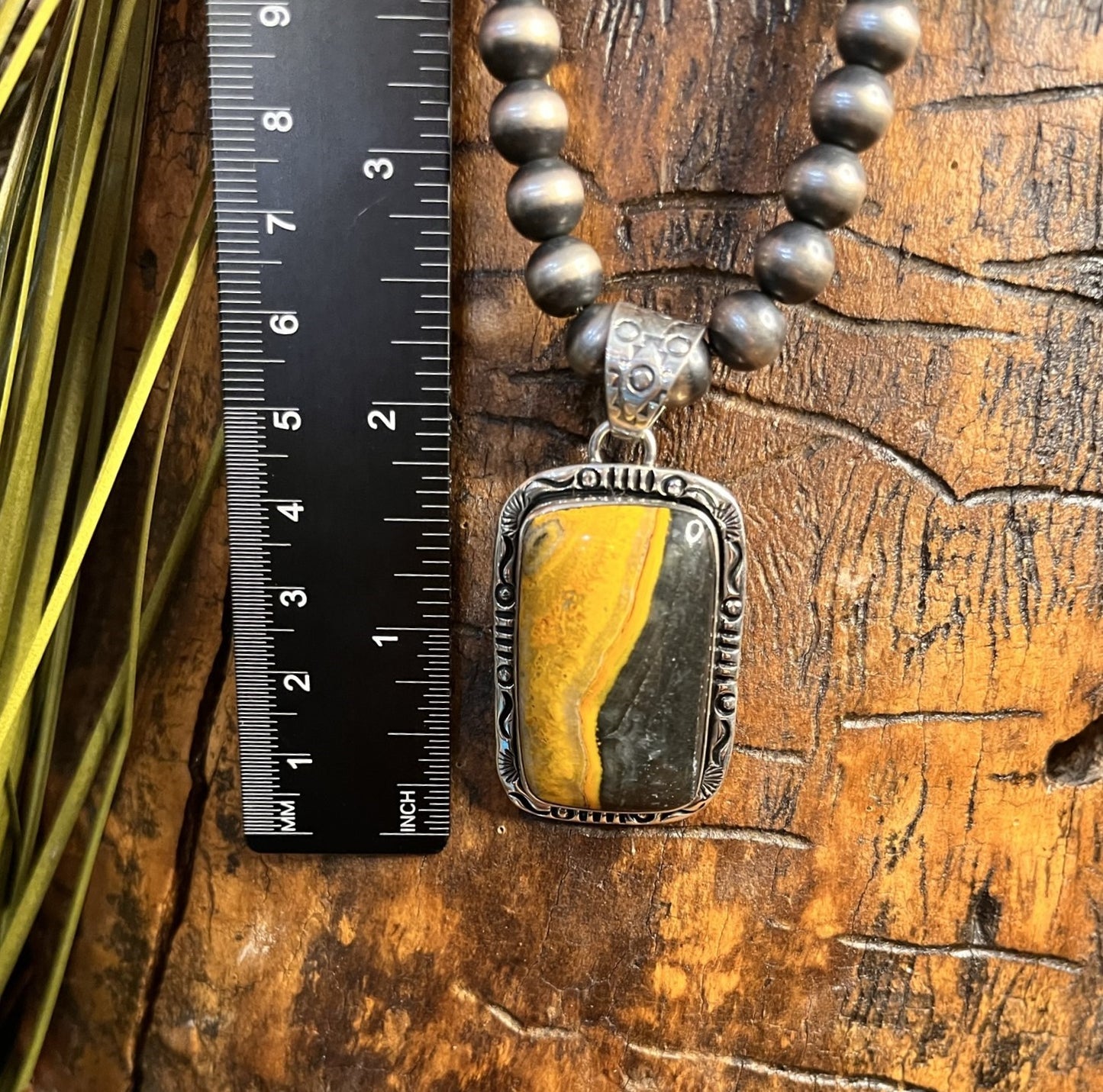 Bumble Bee Jasper Necklace