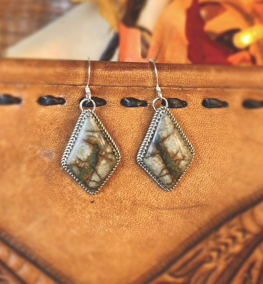 Boulder Turquoise Earrings