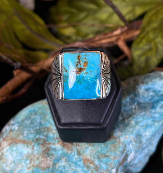 Blue Ridge Turquoise Ring Sz. 10.5