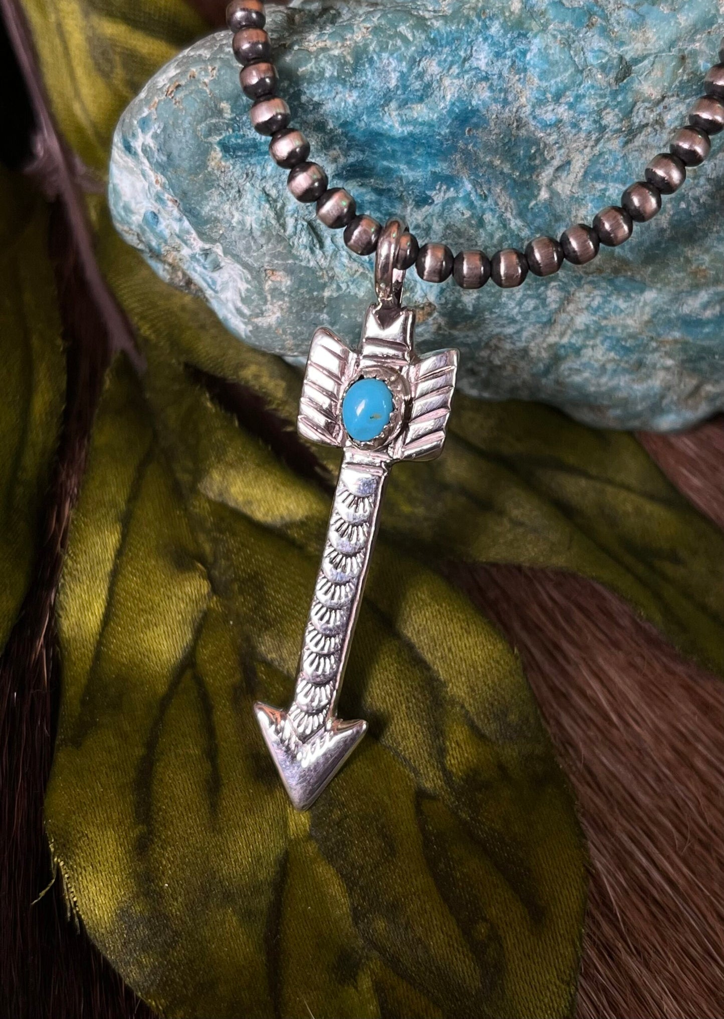 Kingman Turquoise Pendant