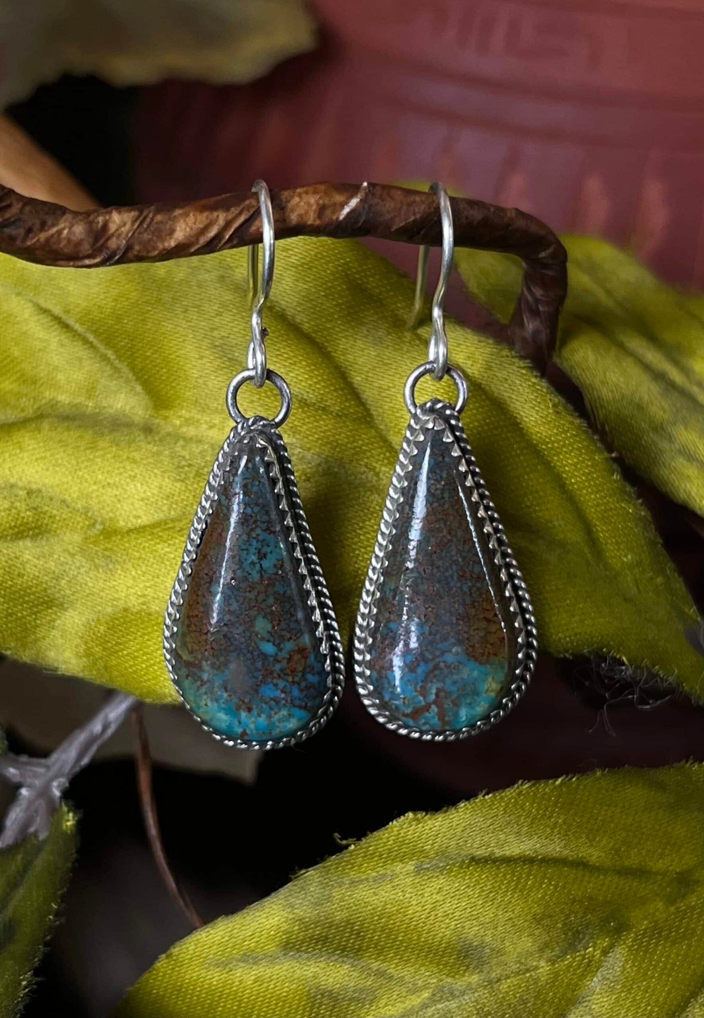 Tyrone Turquoise Earrings