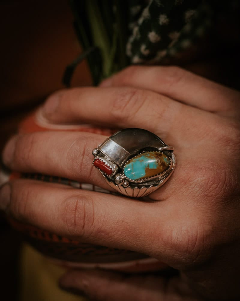 Coral Ring Sz. 10