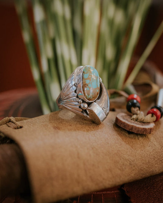 Royston Turquoise Ring Sz. 12.5