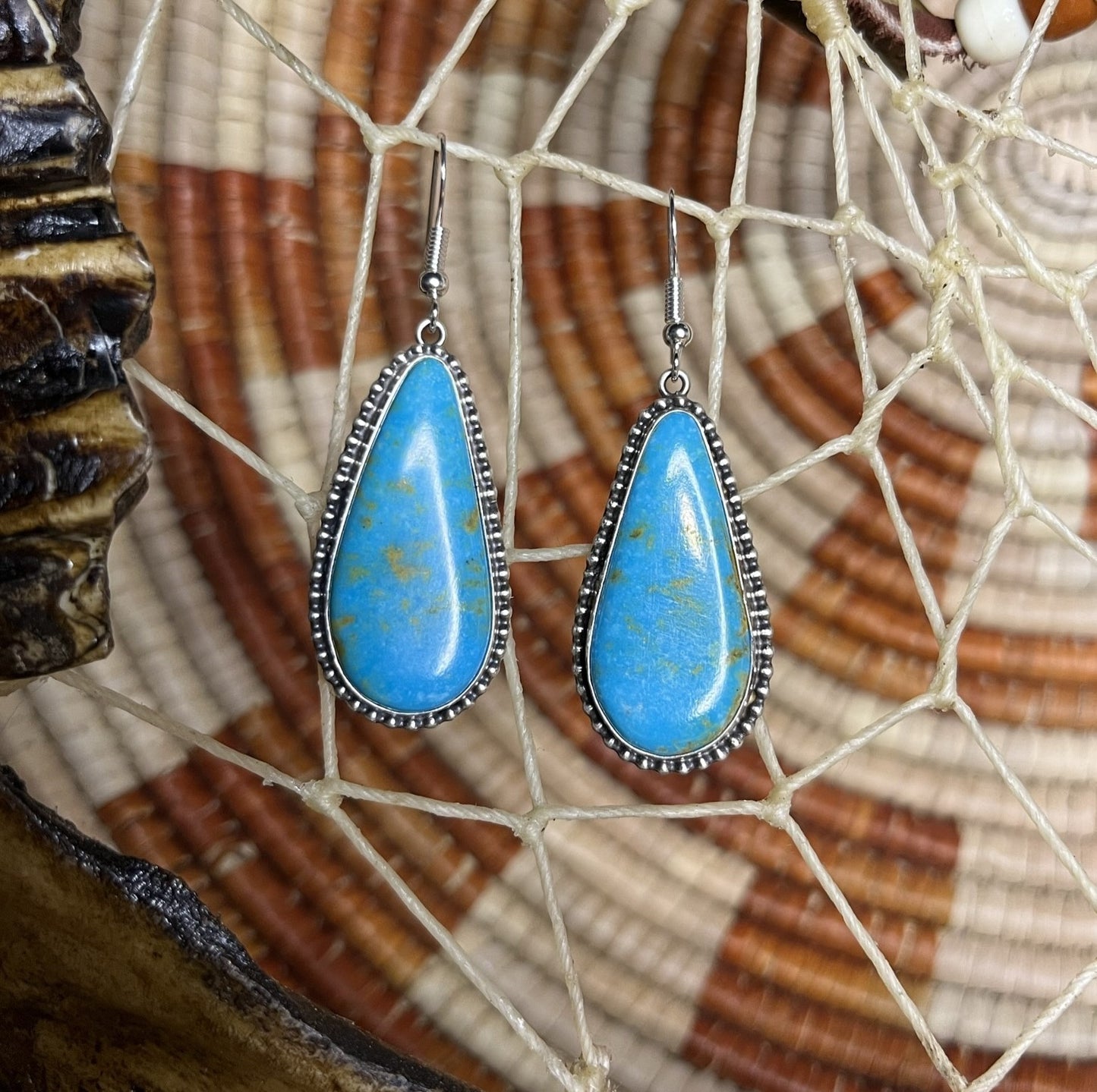 Easter Blue Turquoise Earrings
