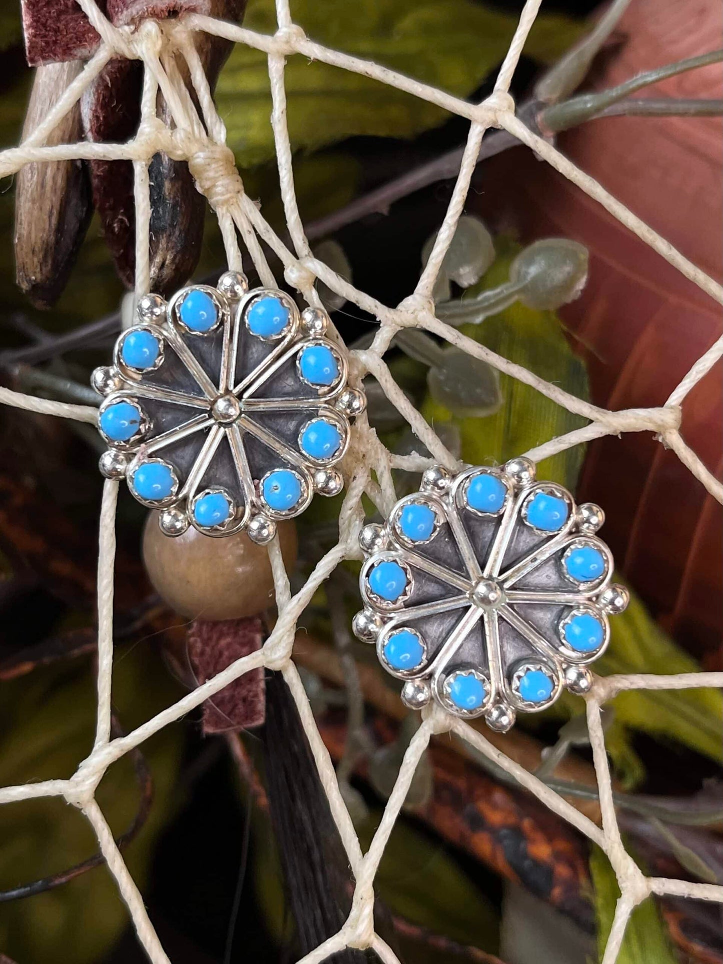 Sleeping Beauty Turquoise Earrings