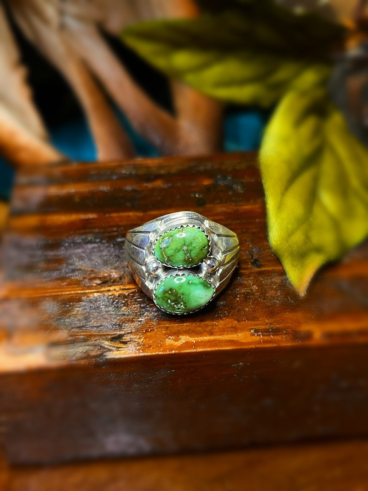 Emerald Valley Turquoise Ring Sz. 15