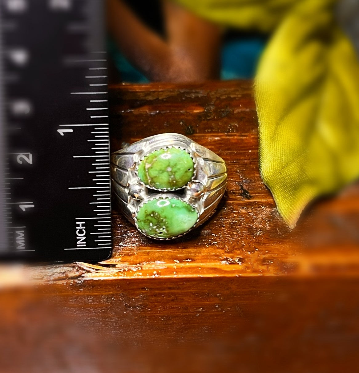 Emerald Valley Turquoise Ring Sz. 15