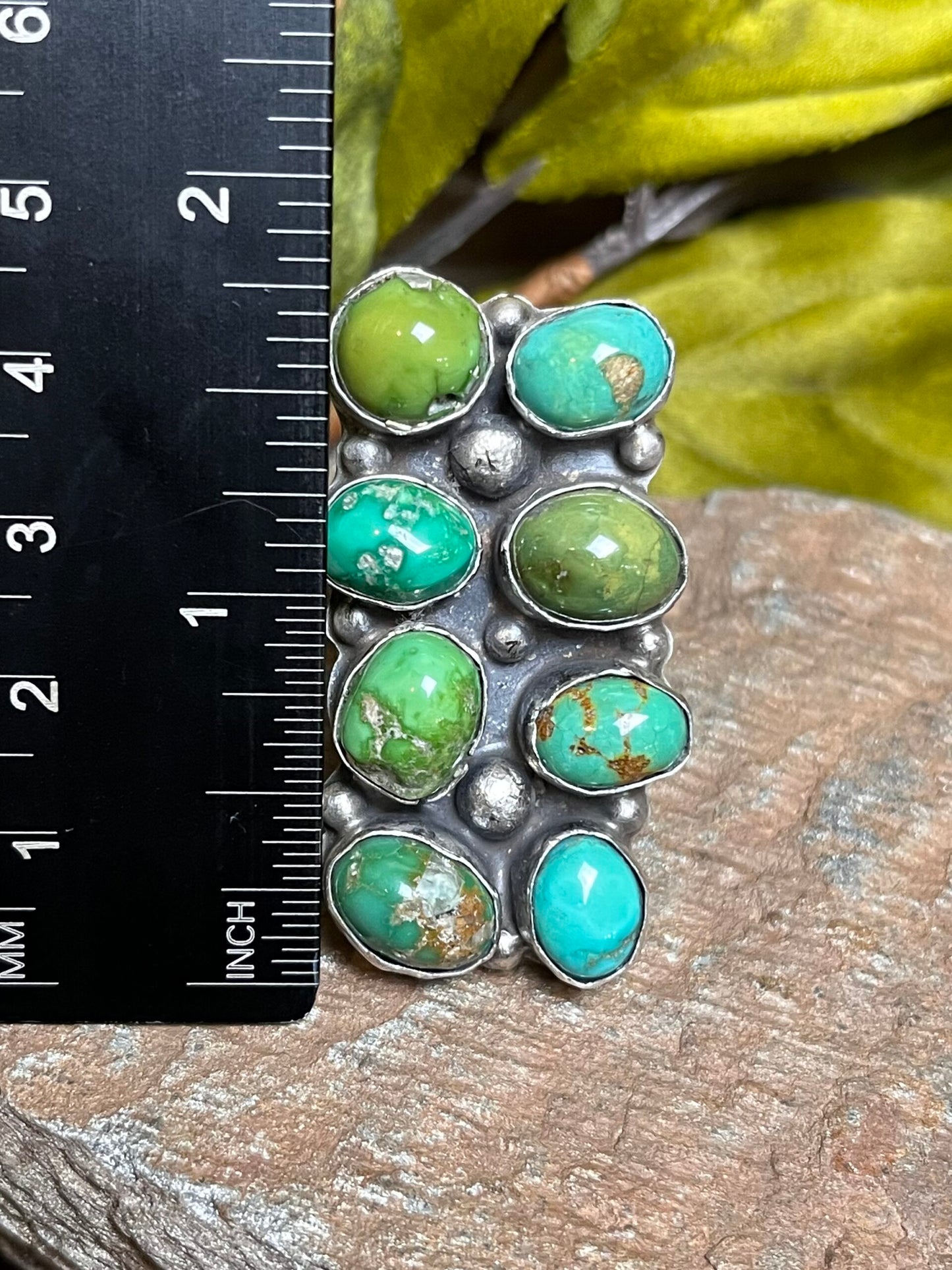 Adjustable Sonoran Turquoise Ring