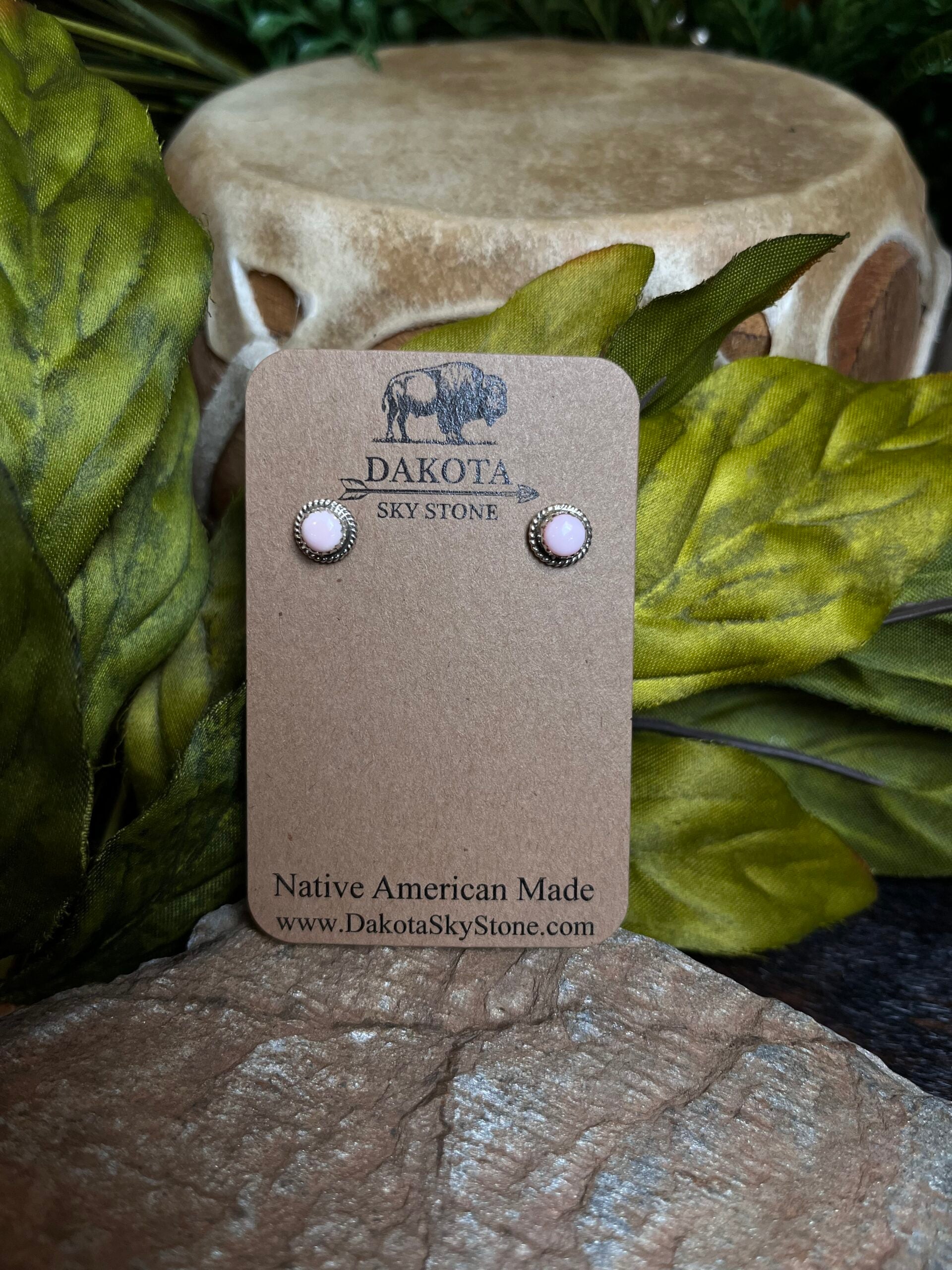 Pink Conch Earrings